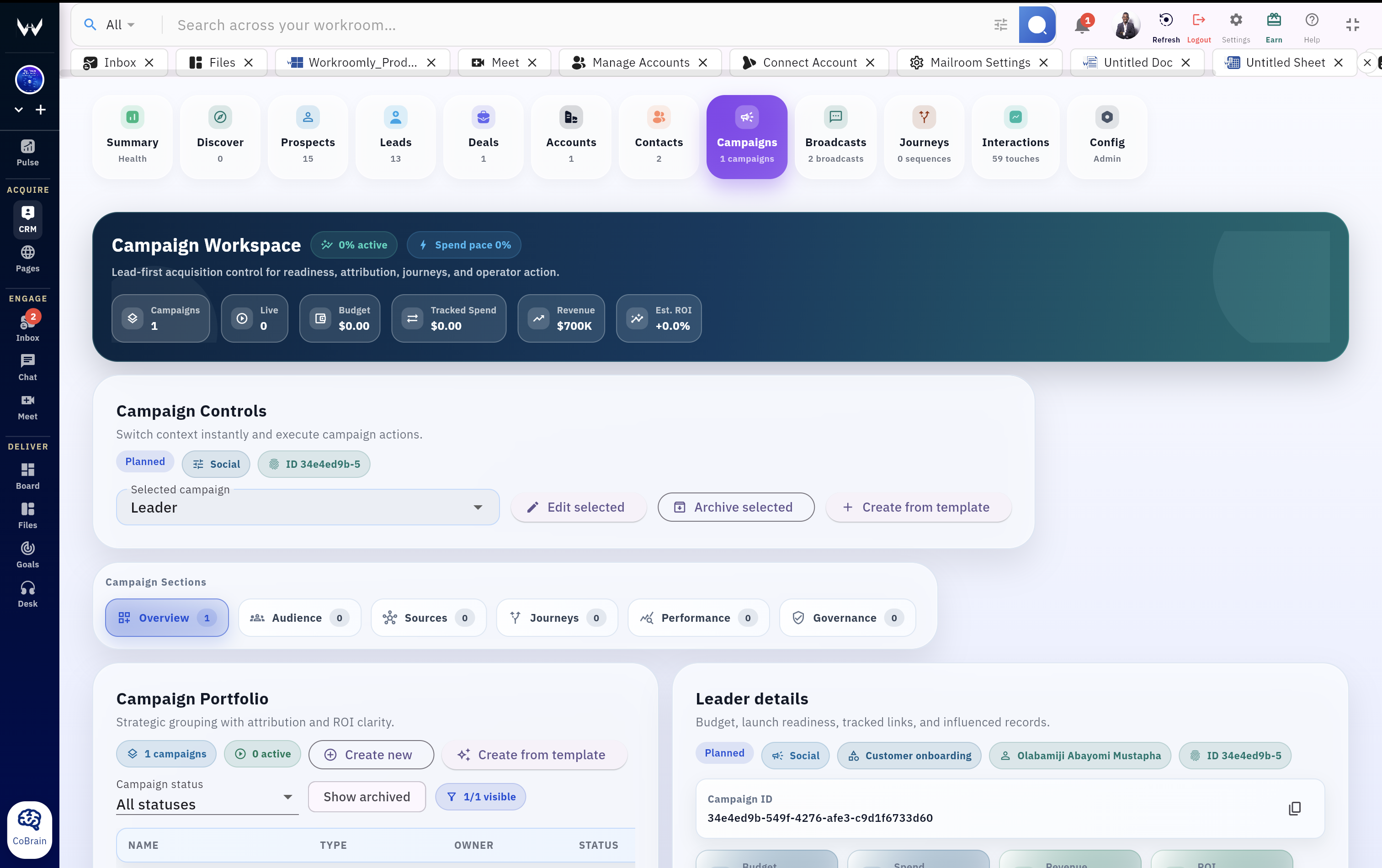 Workroomly CRM to delivery board automation handoff