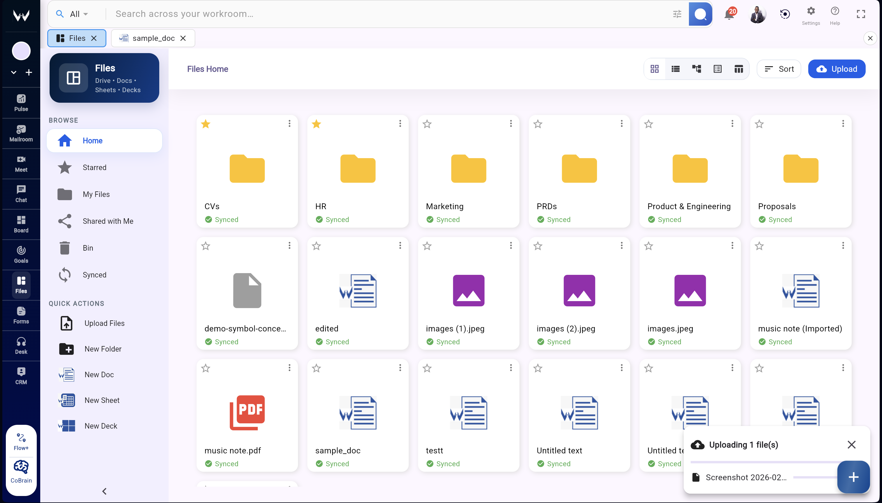 Files and Docs preview 1